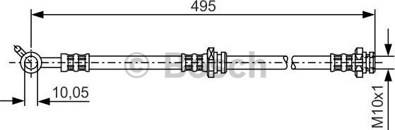 BOSCH 1 987 476 399 - Flessibile del freno autozon.pro