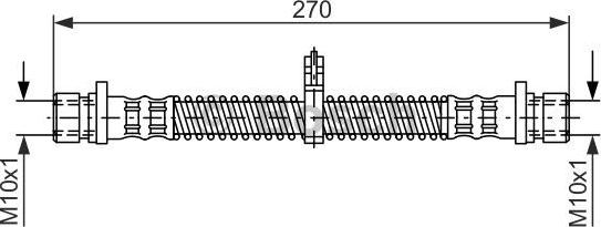 BOSCH 1 987 476 349 - Flessibile del freno autozon.pro