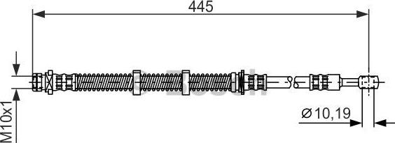 BOSCH 1 987 476 354 - Flessibile del freno autozon.pro