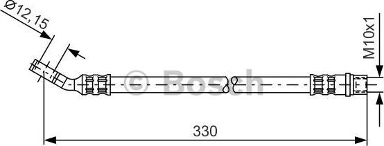 BOSCH 1 987 476 365 - Flessibile del freno autozon.pro