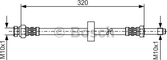 BOSCH 1 987 476 317 - Flessibile del freno autozon.pro