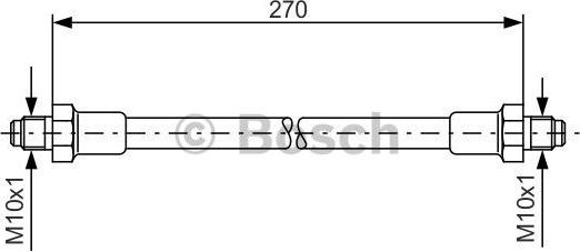 BOSCH 1 987 476 389 - Flessibile del freno autozon.pro