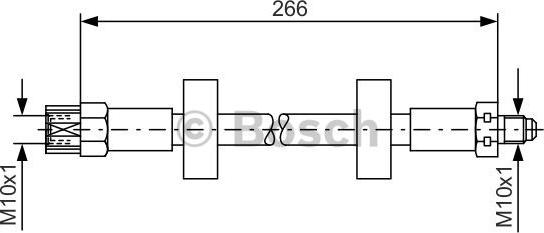 BOSCH 1 987 476 337 - Flessibile del freno autozon.pro