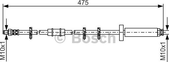 BOSCH 1 987 476 329 - Flessibile del freno autozon.pro