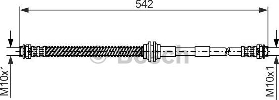 BOSCH 1 987 476 325 - Flessibile del freno autozon.pro