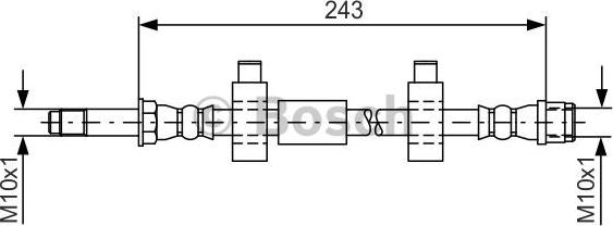 BOSCH 1 987 476 320 - Flessibile del freno autozon.pro