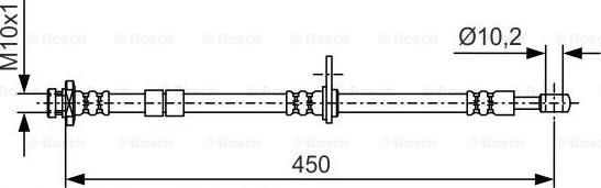 BOSCH 1 987 476 379 - Flessibile del freno autozon.pro