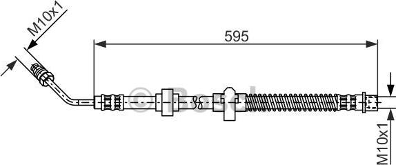 BOSCH 1 987 476 372 - Flessibile del freno autozon.pro