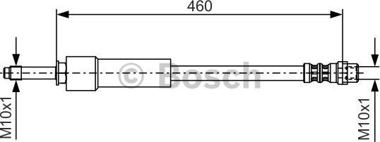 BOSCH 1 987 476 297 - Flessibile del freno autozon.pro