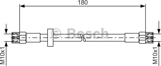 BOSCH 1 987 476 216 - Flessibile del freno autozon.pro