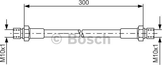 BOSCH 1 987 476 286 - Flessibile del freno autozon.pro