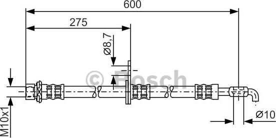 BOSCH 1 987 476 229 - Flessibile del freno autozon.pro