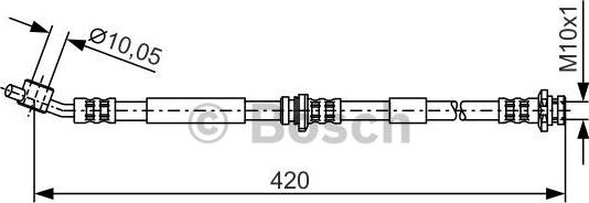 BOSCH 1 987 476 790 - Flessibile del freno autozon.pro