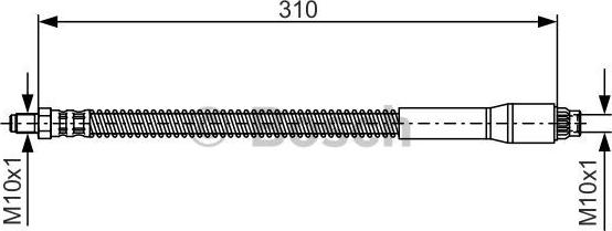 BOSCH 1 987 476 746 - Flessibile del freno autozon.pro