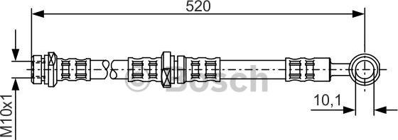 BOSCH 1 987 476 767 - Flessibile del freno autozon.pro