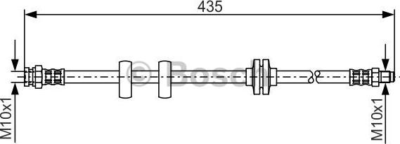 BOSCH 1 987 476 788 - Flessibile del freno autozon.pro