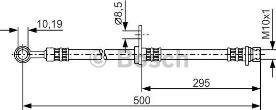 BOSCH 1 987 476 736 - Flessibile del freno autozon.pro