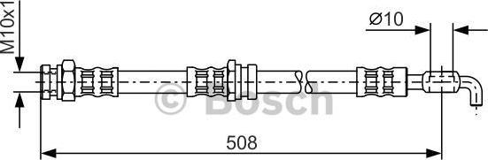 BOSCH 1 987 476 733 - Flessibile del freno autozon.pro