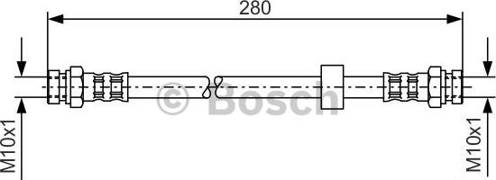 BOSCH 1 987 476 732 - Flessibile del freno autozon.pro