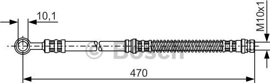 BOSCH 1 987 476 775 - Flessibile del freno autozon.pro