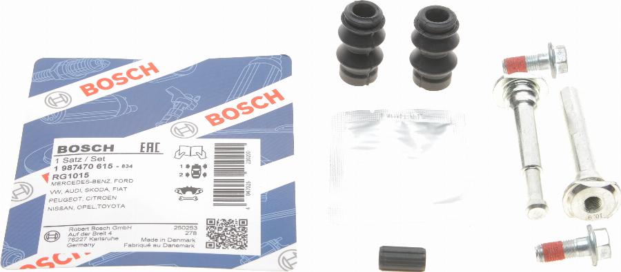 BOSCH 1 987 470 615 - Kit manicotti di guida, Pinza freno autozon.pro