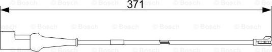 BOSCH 1 987 473 553 - Contatto segnalazione, Usura past. freno / mat. d'attrito autozon.pro