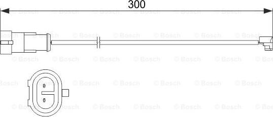 BOSCH 1 987 473 535 - Contatto segnalazione, Usura past. freno / mat. d'attrito autozon.pro