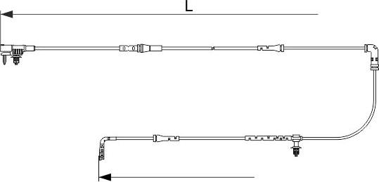 BOSCH 1 987 473 628 - Contatto segnalazione, Usura past. freno / mat. d'attrito autozon.pro