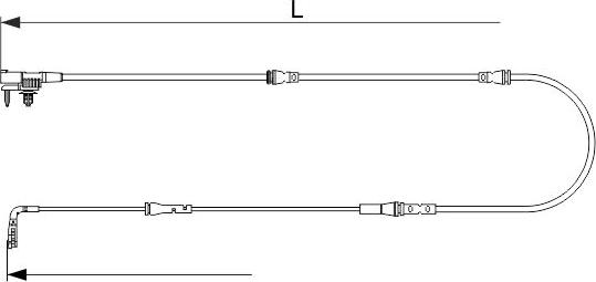 BOSCH 1 987 473 627 - Contatto segnalazione, Usura past. freno / mat. d'attrito autozon.pro