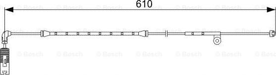 BOSCH 1 987 473 047 - Contatto segnalazione, Usura past. freno / mat. d'attrito autozon.pro