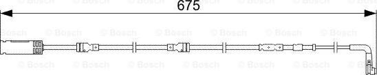 BOSCH 1 987 473 051 - Contatto segnalazione, Usura past. freno / mat. d'attrito autozon.pro