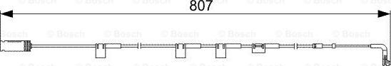 BOSCH 1 987 473 058 - Contatto segnalazione, Usura past. freno / mat. d'attrito autozon.pro