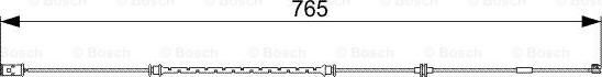 BOSCH 1 987 473 018 - Contatto segnalazione, Usura past. freno / mat. d'attrito autozon.pro