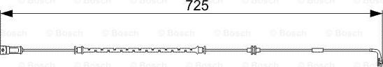 BOSCH 1 987 473 017 - Contatto segnalazione, Usura past. freno / mat. d'attrito autozon.pro