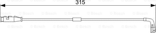 BOSCH 1 987 473 039 - Contatto segnalazione, Usura past. freno / mat. d'attrito autozon.pro