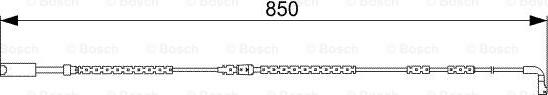 BOSCH 1 987 473 030 - Contatto segnalazione, Usura past. freno / mat. d'attrito autozon.pro