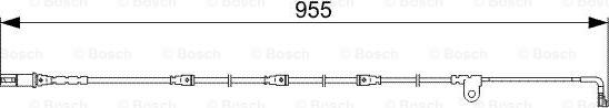 BOSCH 1 987 473 028 - Contatto segnalazione, Usura past. freno / mat. d'attrito autozon.pro