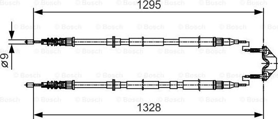 BOSCH 1 987 477 908 - Cavo comando, Freno stazionamento autozon.pro