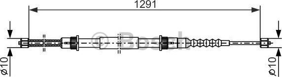 BOSCH 1 987 477 465 - Cavo comando, Freno stazionamento autozon.pro