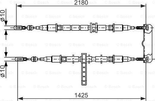 BOSCH 1 987 477 895 - Cavo comando, Freno stazionamento autozon.pro