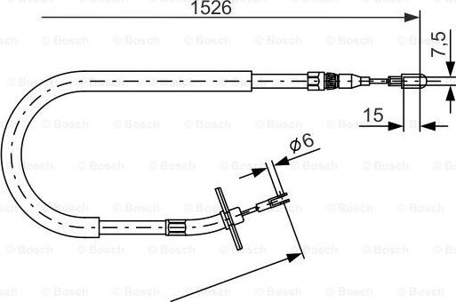 BOSCH 1 987 477 859 - Cavo comando, Freno stazionamento autozon.pro