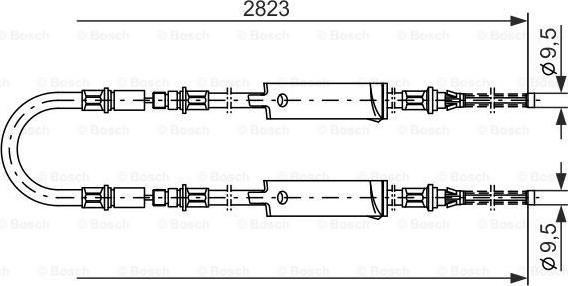 BOSCH 1 987 477 369 - Cavo comando, Freno stazionamento autozon.pro