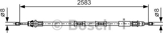 BOSCH 1 987 477 762 - Cavo comando, Freno stazionamento autozon.pro