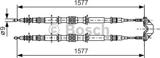 BOSCH 1 987 477 767 - Cavo comando, Freno stazionamento autozon.pro