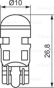 BOSCH 1 987 301 506 - Lampadina, Indicatore direzione autozon.pro