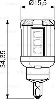 BOSCH 1 987 301 528 - Lampadina, Luce posteriore di stop autozon.pro