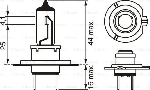 BOSCH 1 987 301 090 - Lampadina autozon.pro