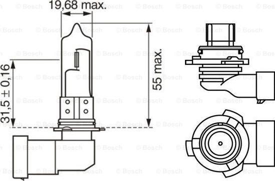 BOSCH 1 987 301 063 - Lampadina, Faro di profondità autozon.pro