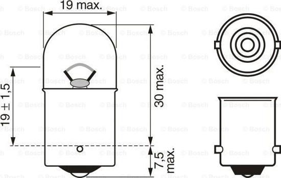 BOSCH 1 987 302 203 - Lampadina, Indicatore direzione autozon.pro