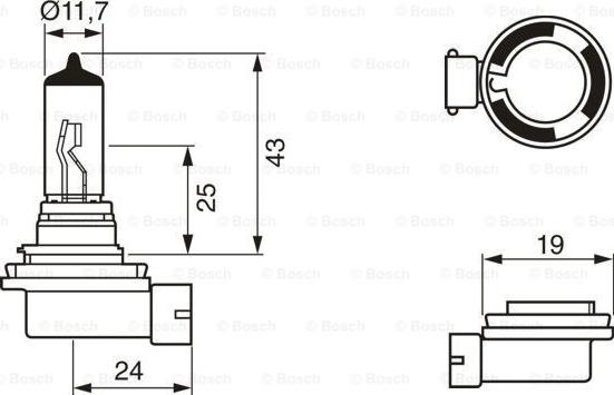 BOSCH 1 987 301 340 - Lampadina, Faro di profondità autozon.pro